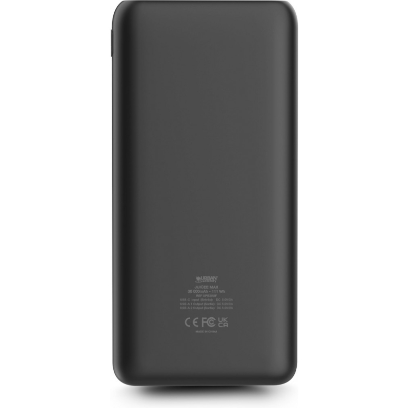 Urban Factory UPB35UF banque d'alimentation électrique Lithium Polymère (LiPo) 30000 mAh Noir