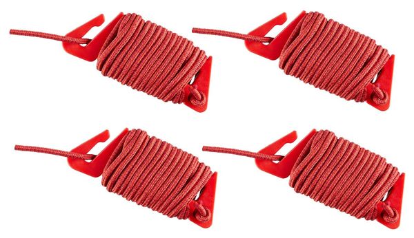 Cordons pour tentes Vaude Guyline Set Campo & Family (4pcs) Orange