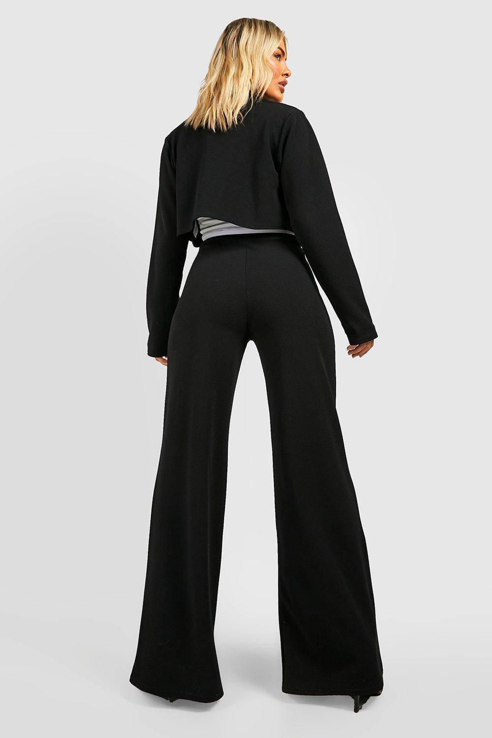 boohoo Boohoo Basics Pantalon à jambes larges
