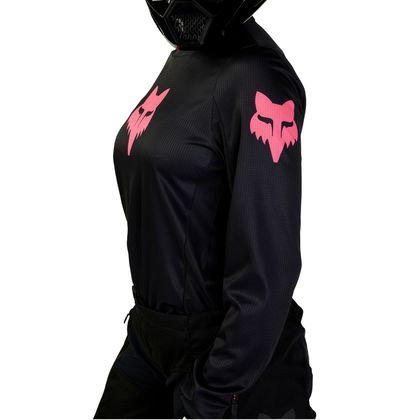 Maillot cross Fox WOMEN'S BLACKOUT 2025 - Noir