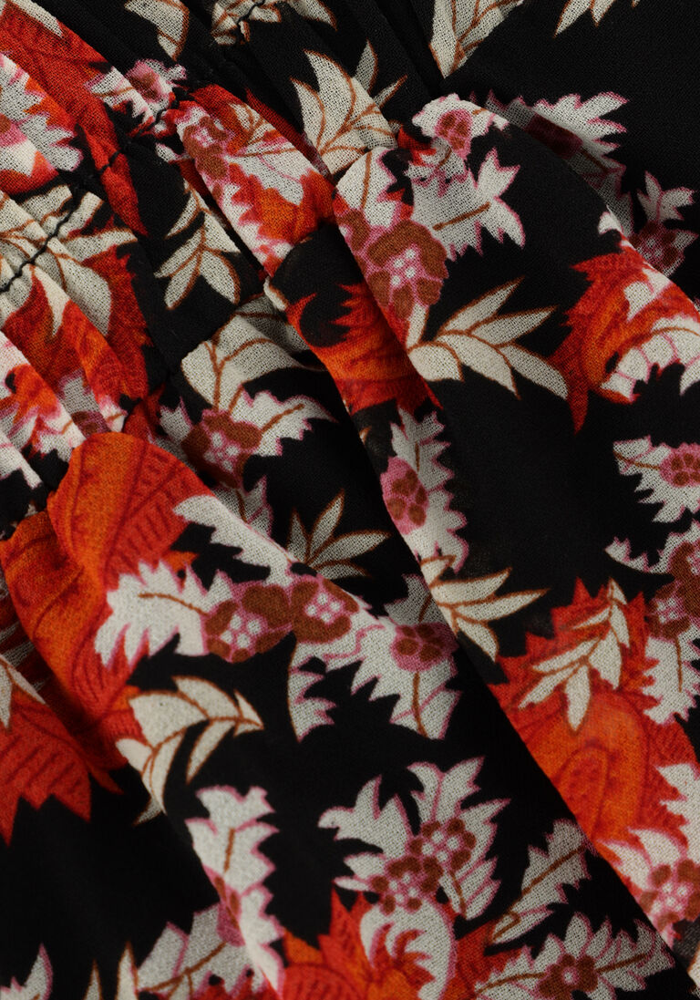 COLOURFUL REBEL oranje colourful rebel minirok hannah paisley flower boho skirt