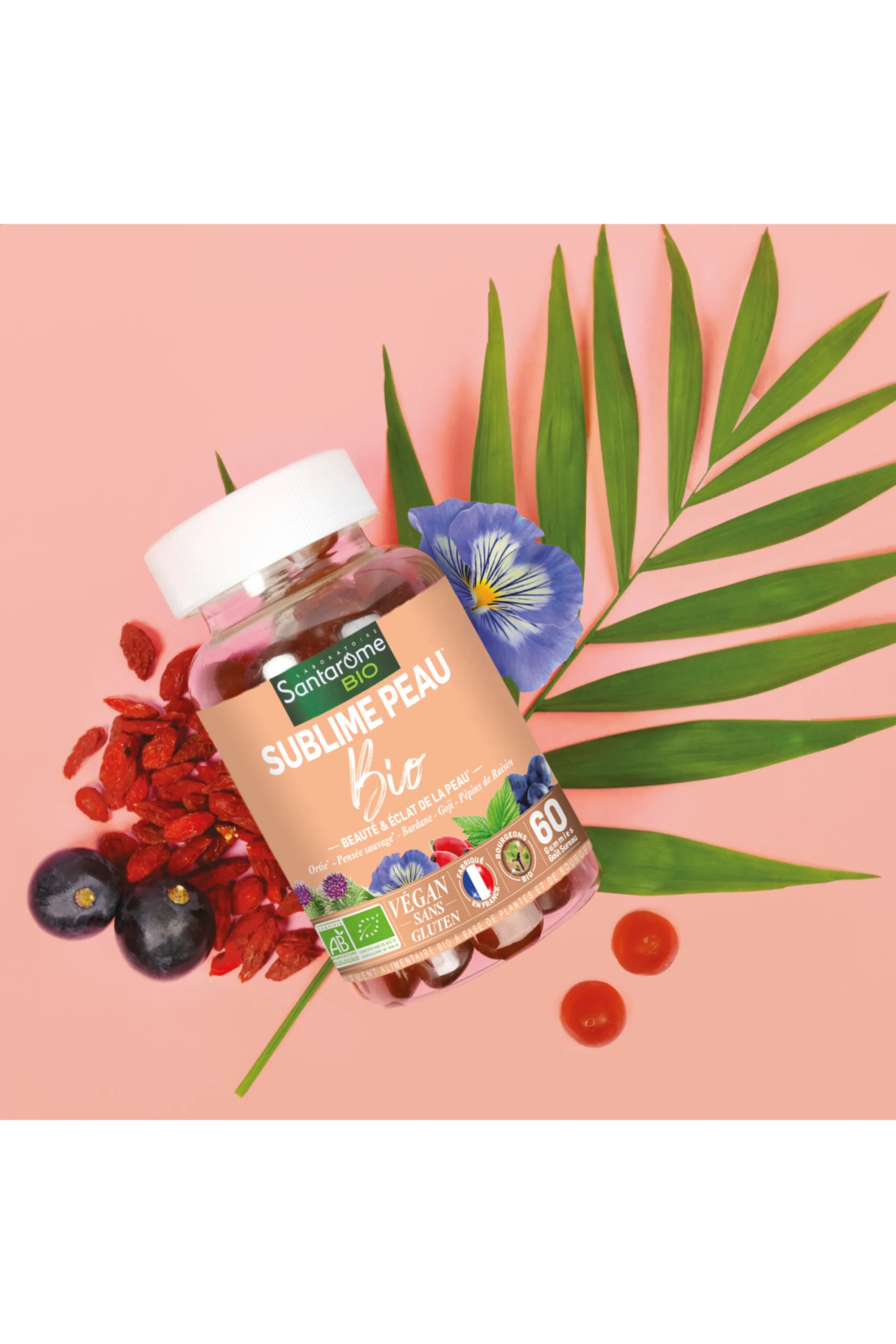 Santarome BIO Gummies Sublime Peau bio-150 g