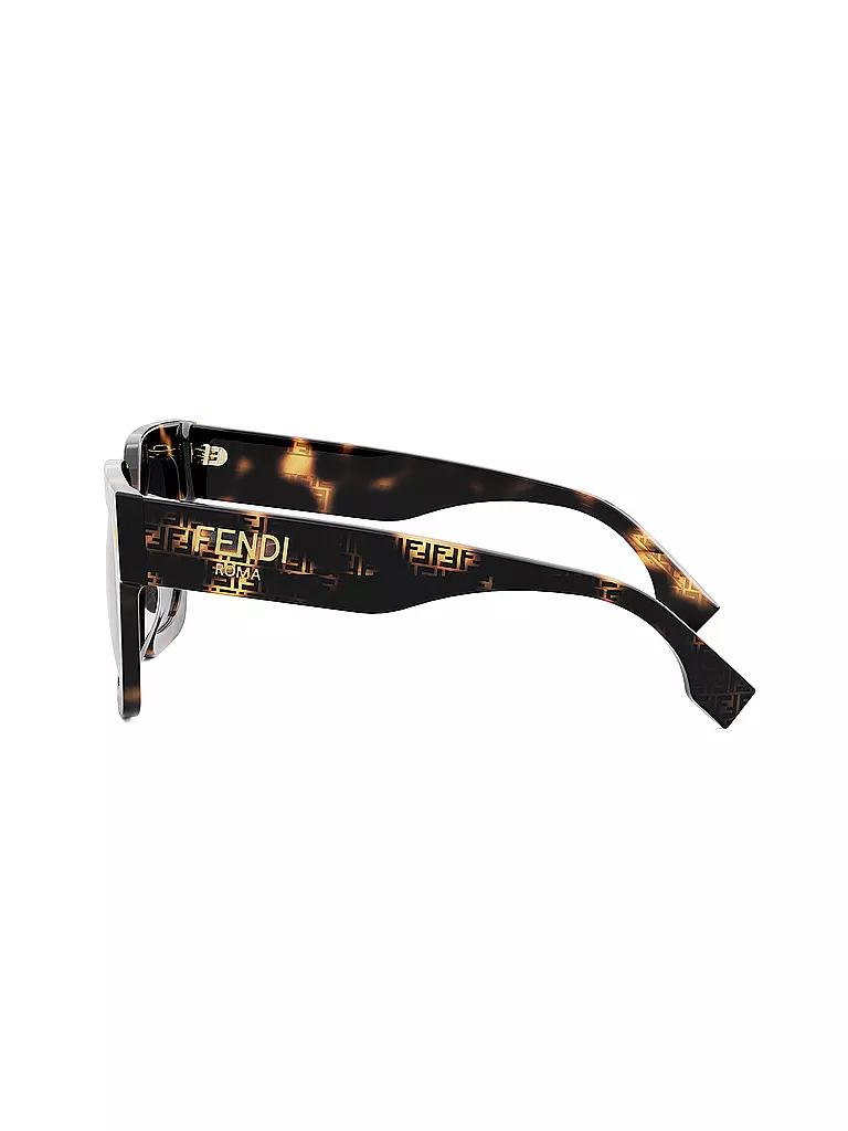 FENDI FENDI Roma Havana eckige Sonnenbrille braun