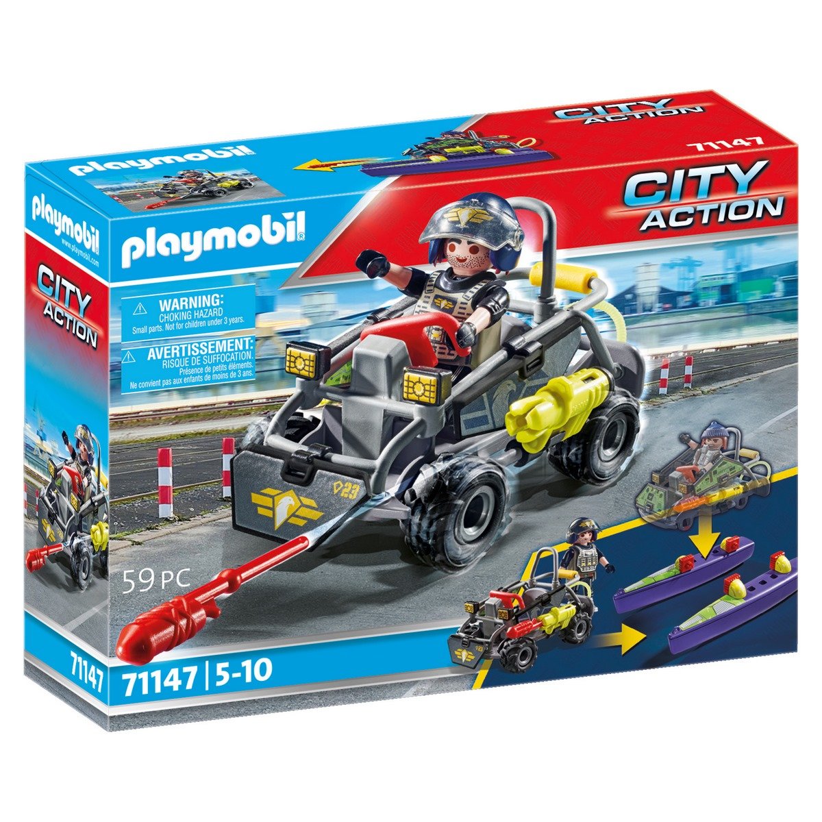 Quad transformable bandit - Playmobil 71147