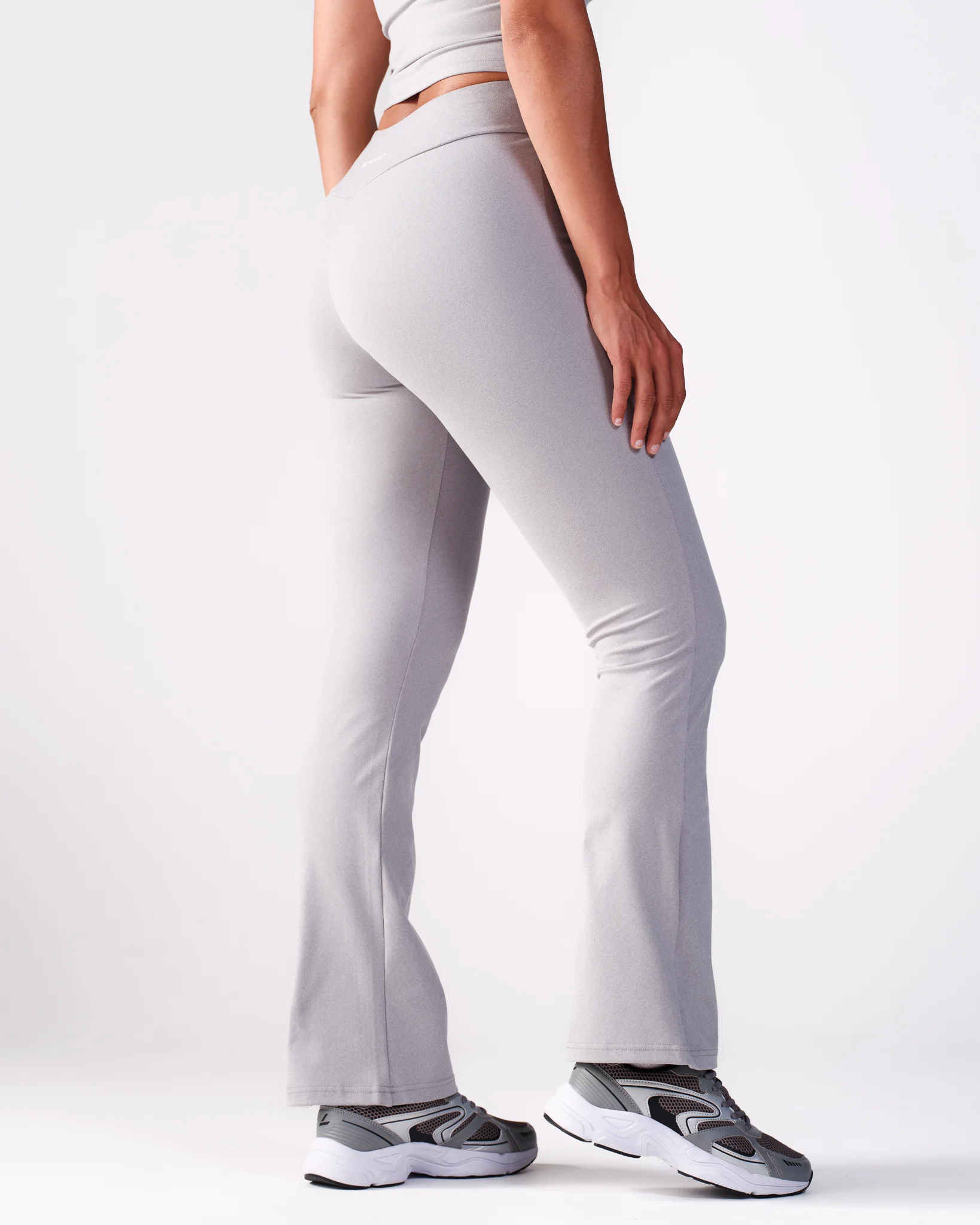 Bumpro Lively Flare Pants Grey Melange