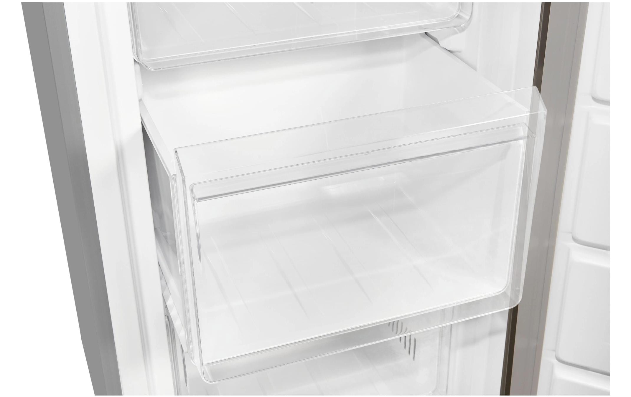 Gefrierschrank H-GS3450 INOX-Look Rechts/Wechselbar<br>Freistehender Gefrierschrank