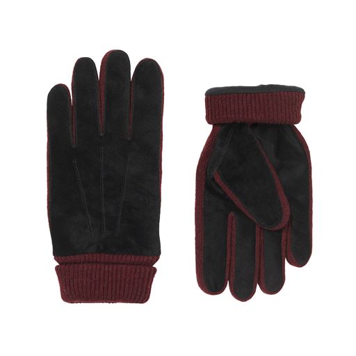 MJM Elliot Handsker, Sort/Bordeaux, L/XL
