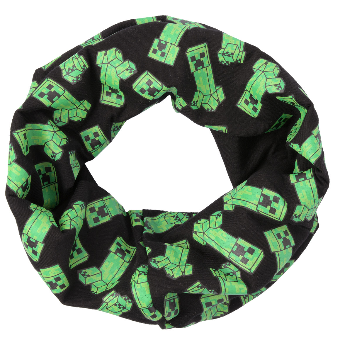 Topolino Minecraft Snood mit Allover-Print schwarz / grün