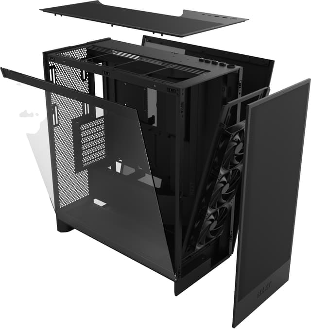 NZXT H7 Flow 2024 PC-kabinet (sort)