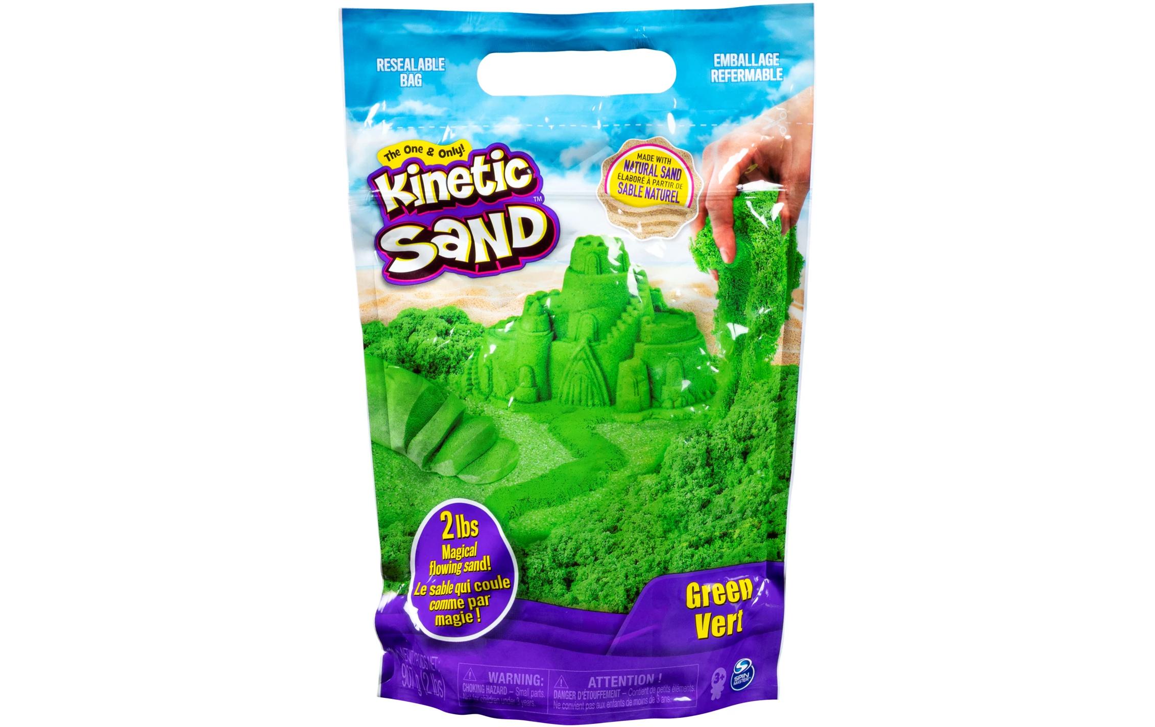 Kinetic Sand Color Bag grün, 907 gSpielsand