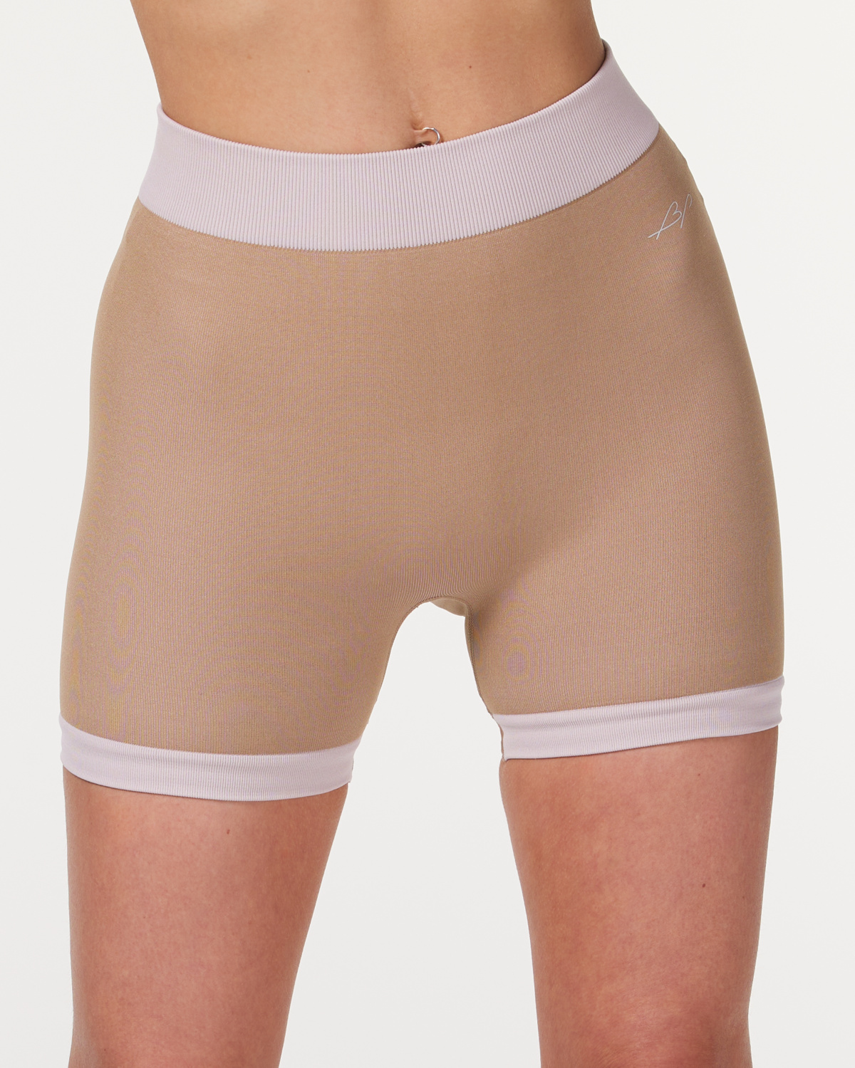 Bumpro Downtown Seamless Shorts Beige Cream