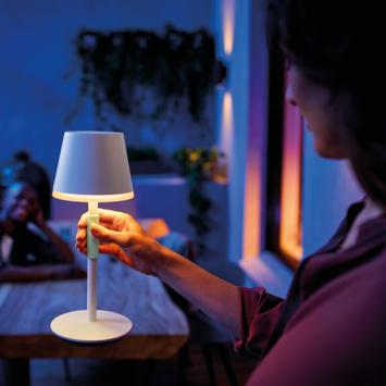 Philips Hue Go tafellamp wit- Wit en gekleurd licht