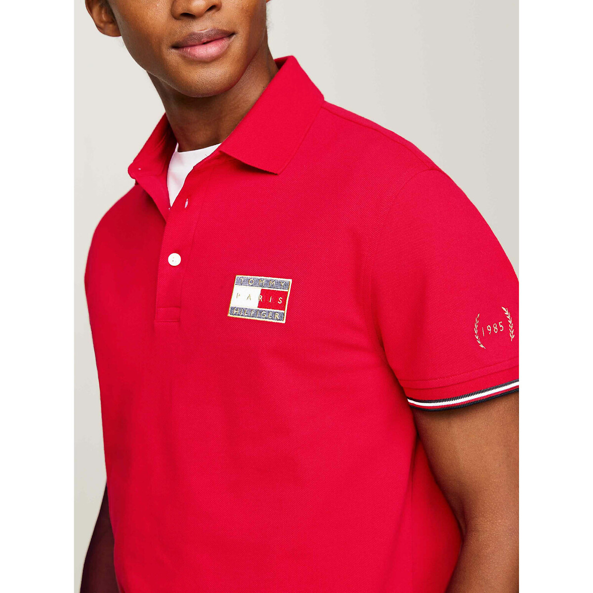 TOMMY HILFIGER<br>Polo slim 1985 Bandeira