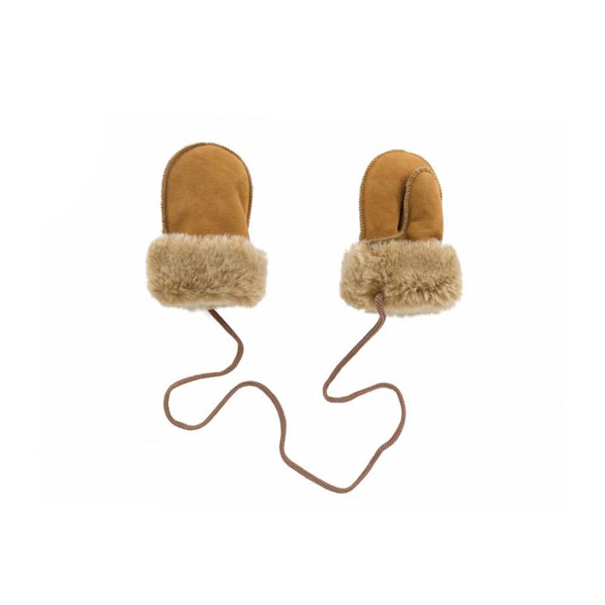 Paire de moufles mouton double face Peausserie Sabatier