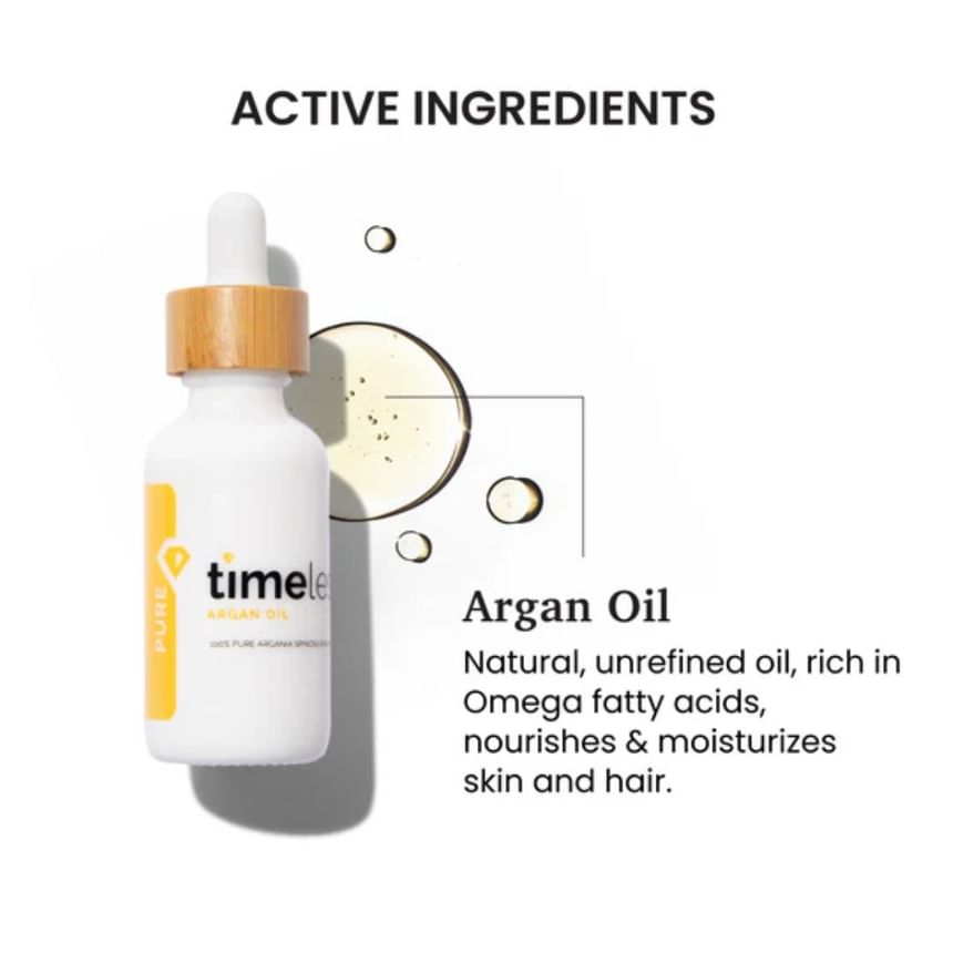Tijdloze huidverzorging - Arganolie 100% puur