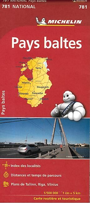 MICHELIN - 781 PAYS BALTES 1 500 000