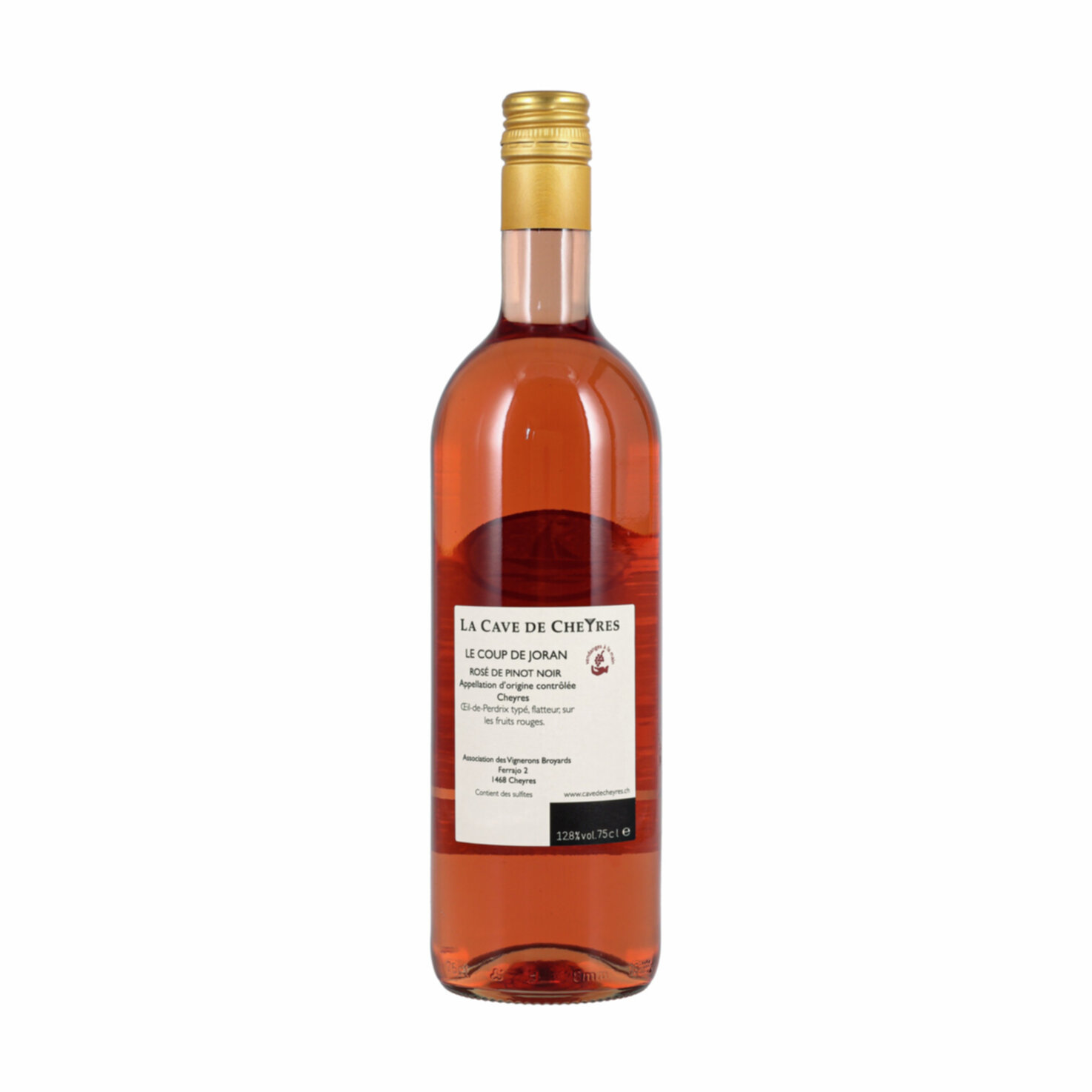 Cheyres AOC Oeil de Perdrix Le Coup de Joran -75cl