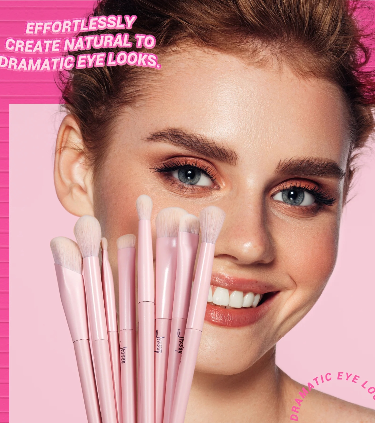 Jessup Beauty - *Makeup Lover Collection IV* - Conjunto de 10 pincéis - Crystal Pink