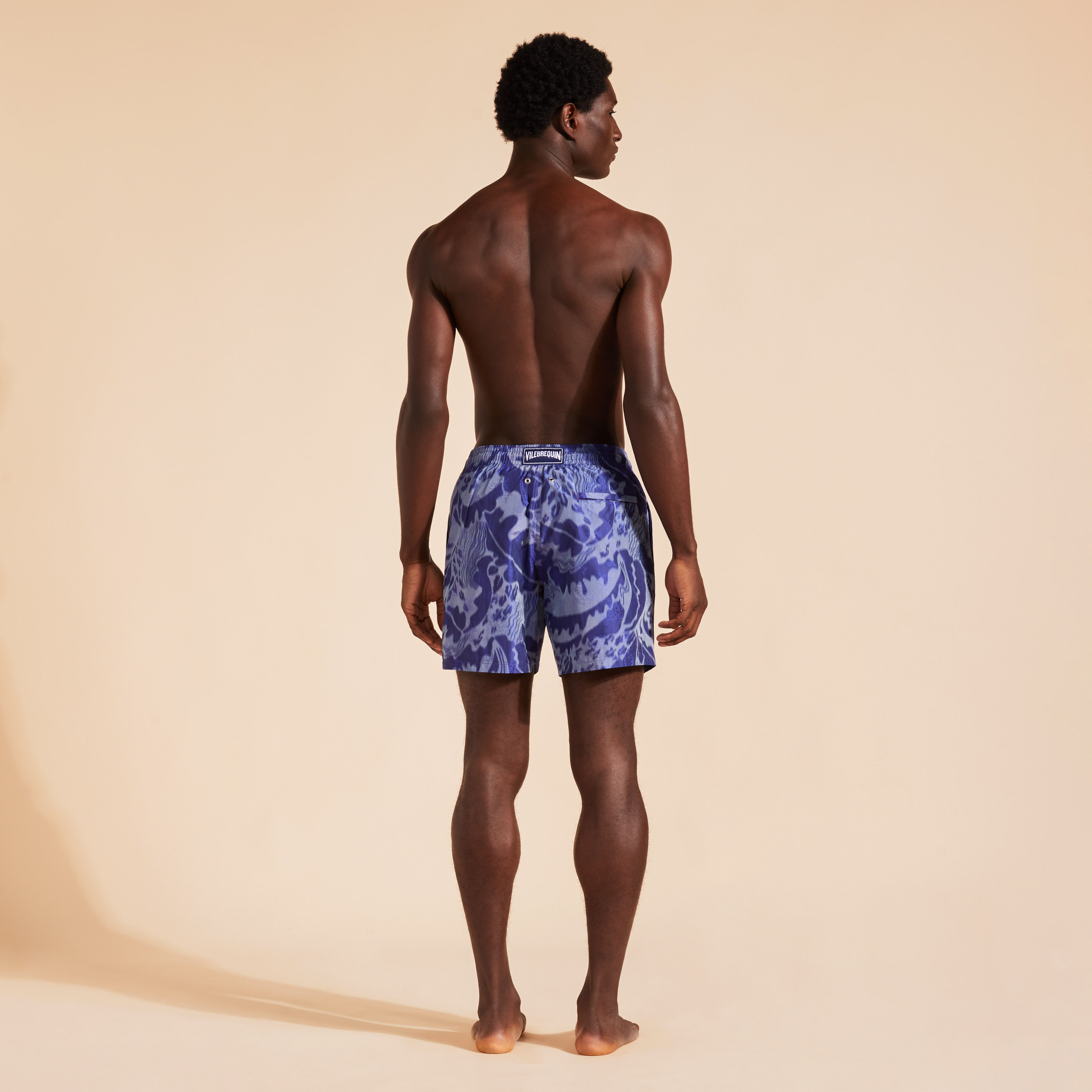 Maillot de bain en soie homme Vagues - Vilebrequin x Maison BUCOL