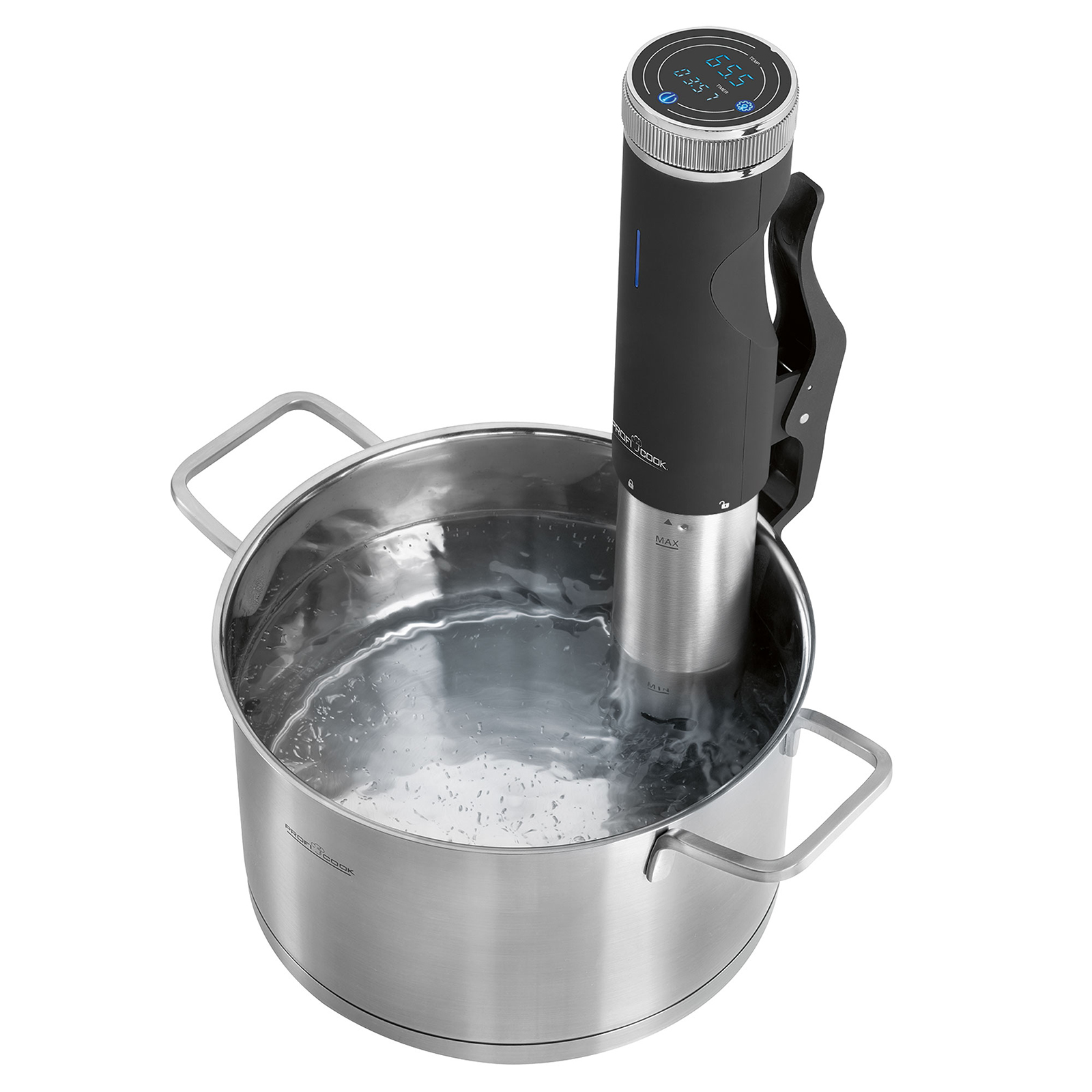 PROFICOOK Sous Vide Stick - Edelstahl-schwarz - punktgenaues Garen