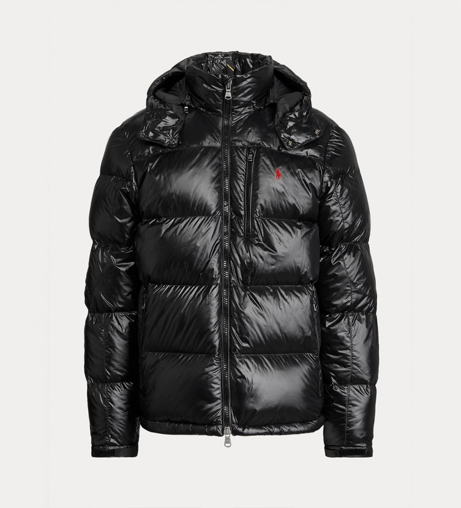 Jaqueta de plumas impermeável Ralph Lauren, preta