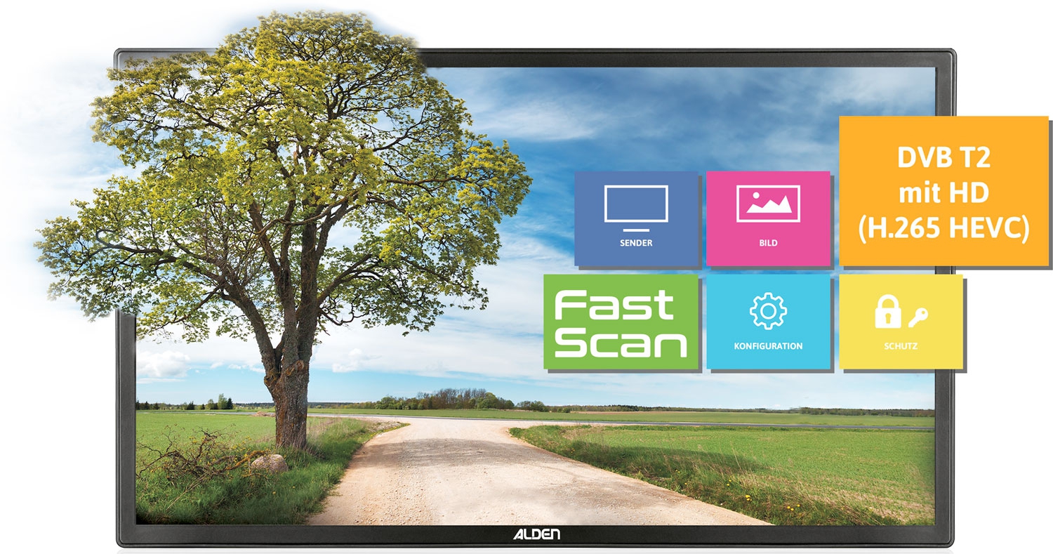 Alden Ultrawide LED Fernseher 24