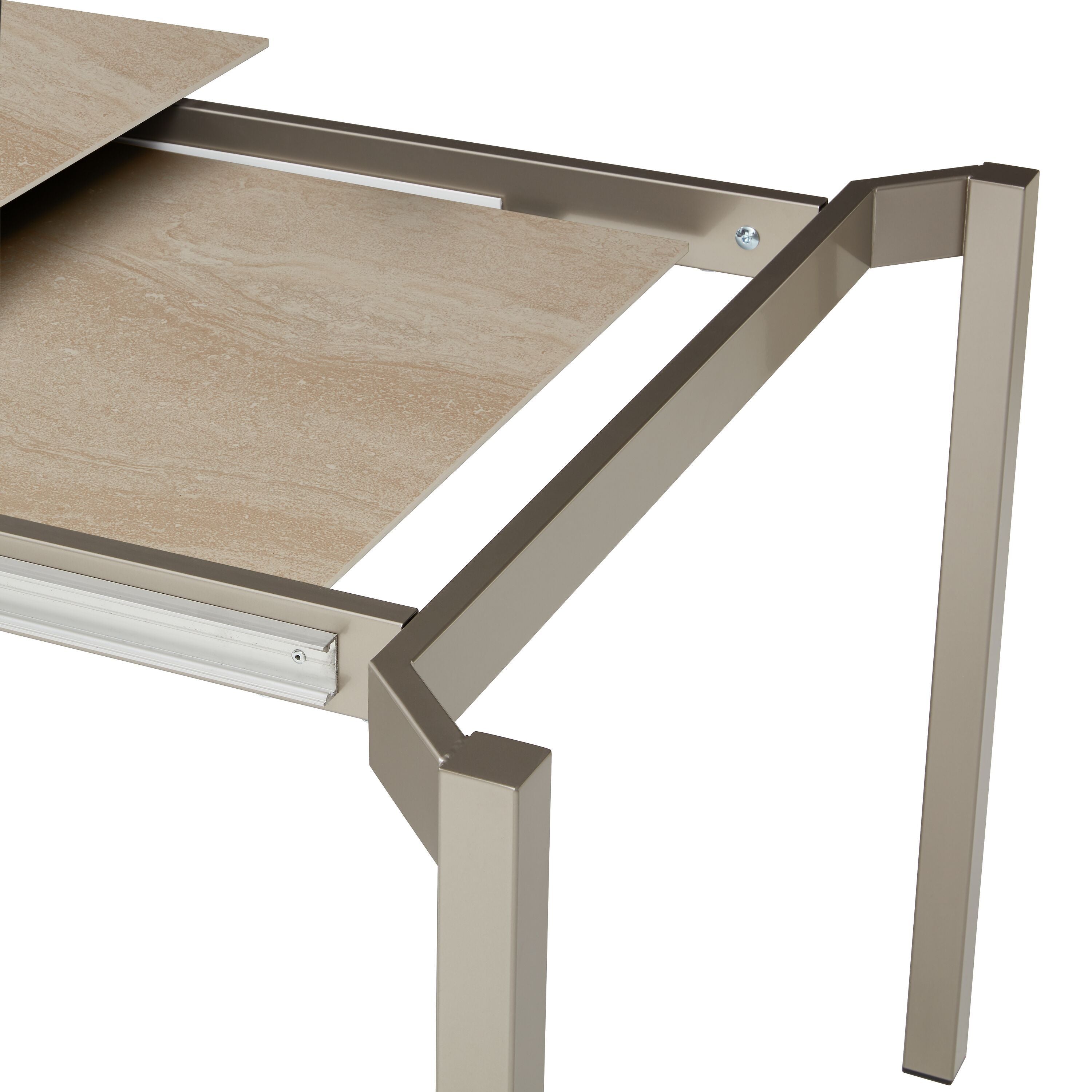MALO Ausziehtisch - Travertino Romano / B: 190.0 cm x T: 90.0 cm x H: 75.0 cm
