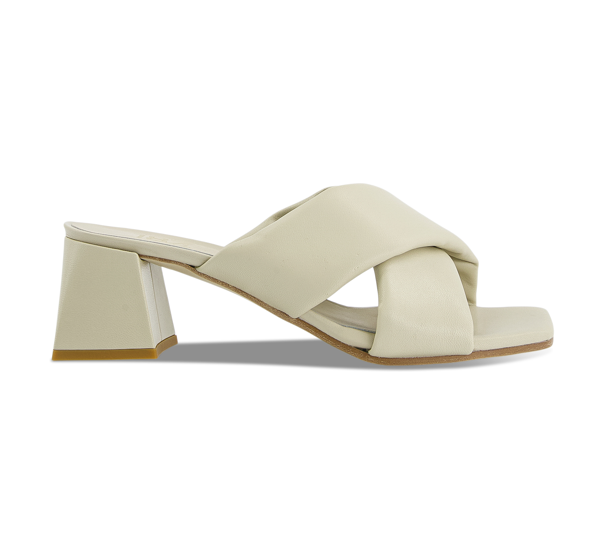 1874 by Walder Pantoletten beige/taupe