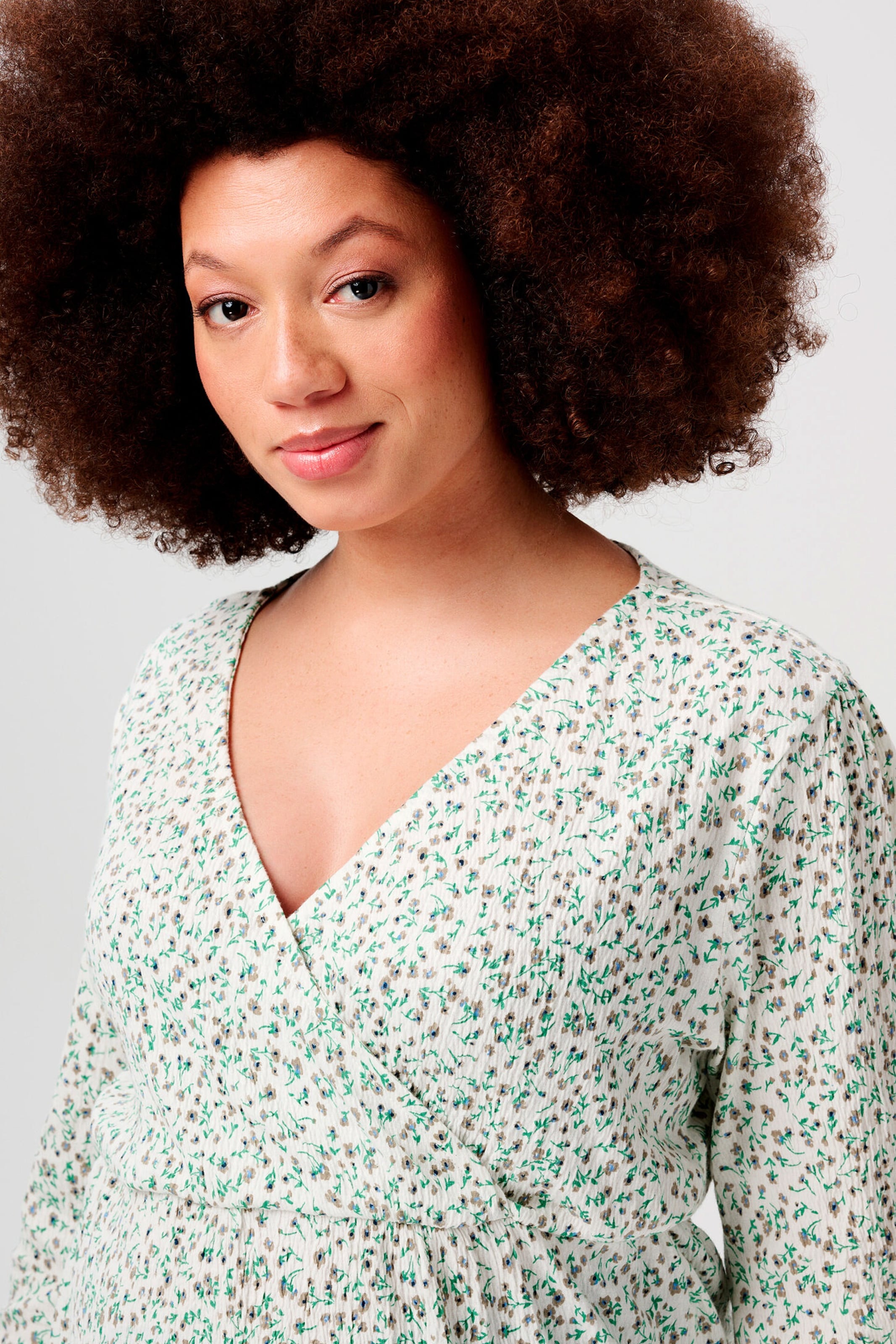 Noppies Bluse Janice Cream minimal flower