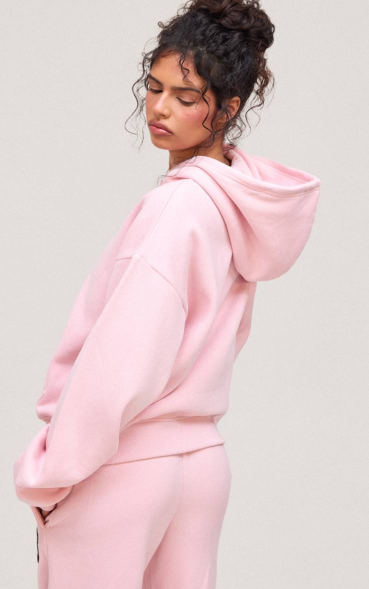 Rose Sweat À Casynthétiqueche Zippé Imprimé 88