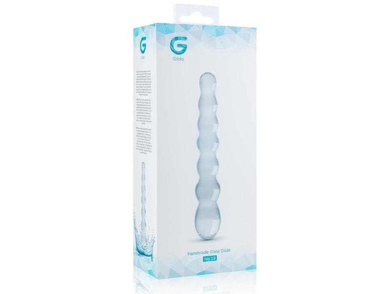 Glass Glass Dildo No. 19 Wasserfester Dildo aus Glas