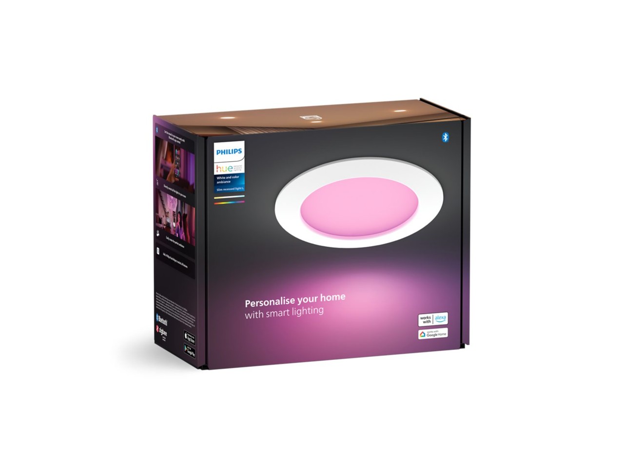 Philips Hue - WACA Slim Downlight L (170mm) EMEA - Hvid