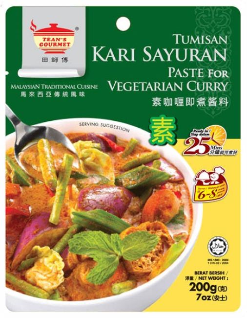 Tean's Gourmet Vegetarische Currypasta 200g