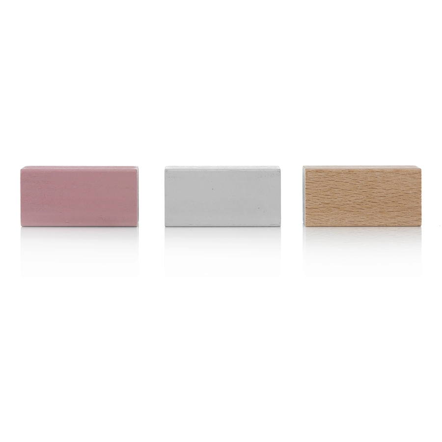 Beyounic Holzbausteine rosa