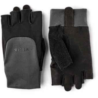 Hestra Sprint Short - 5 Finger Fahrradhandschuhe Kurz Black / Dark Grey