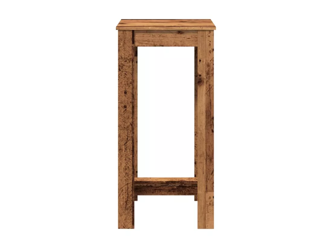 Table de bar vieux bois 51x50x103,5 cm bois d'ingénierie