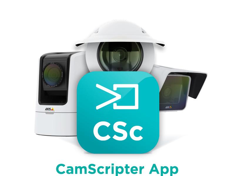 Camstreamer CamScripter App für AXIS Netzwerkkameras CamScripter App