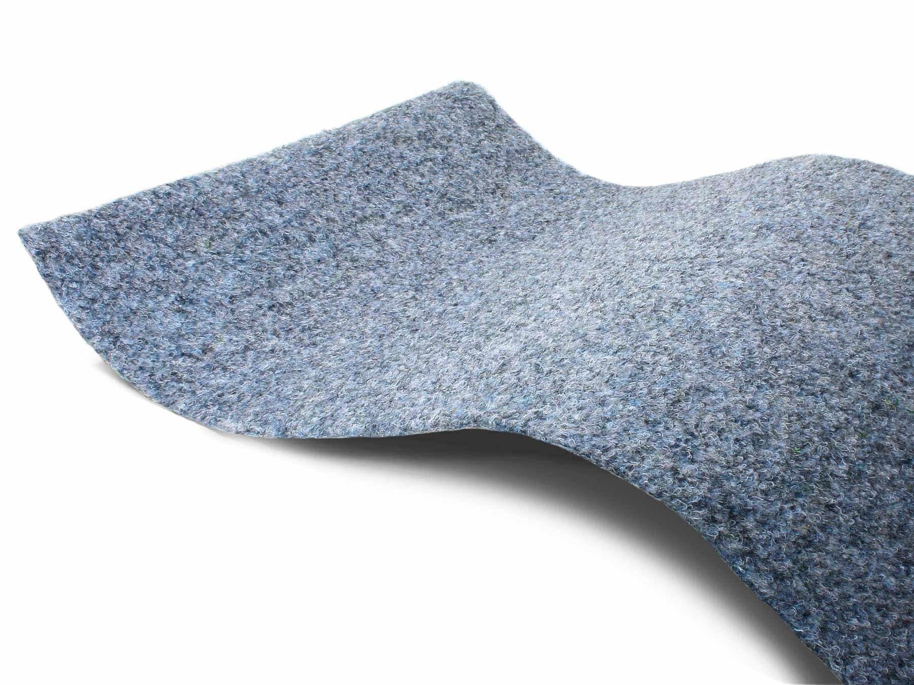 Primaflor-Ideen in Textil Kunstrasen »GREEN, Made in Netherlands« rechteckig 7,5 mm Höhe Rasenteppich, graublau, mit Noppen, strapazierfähig