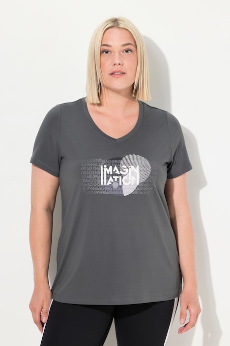 Funktionsshirt, Classic, V-Ausschnitt, Halbarm, recycelt
