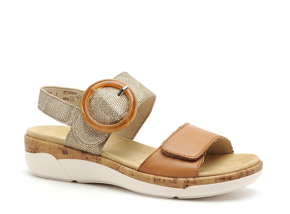 Remonte nu pieds plats femme r6853 marron