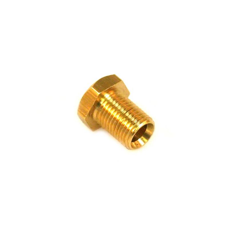 DREHMEISTER Einschraubstutzen Messing M10x1 D6mm L15mm