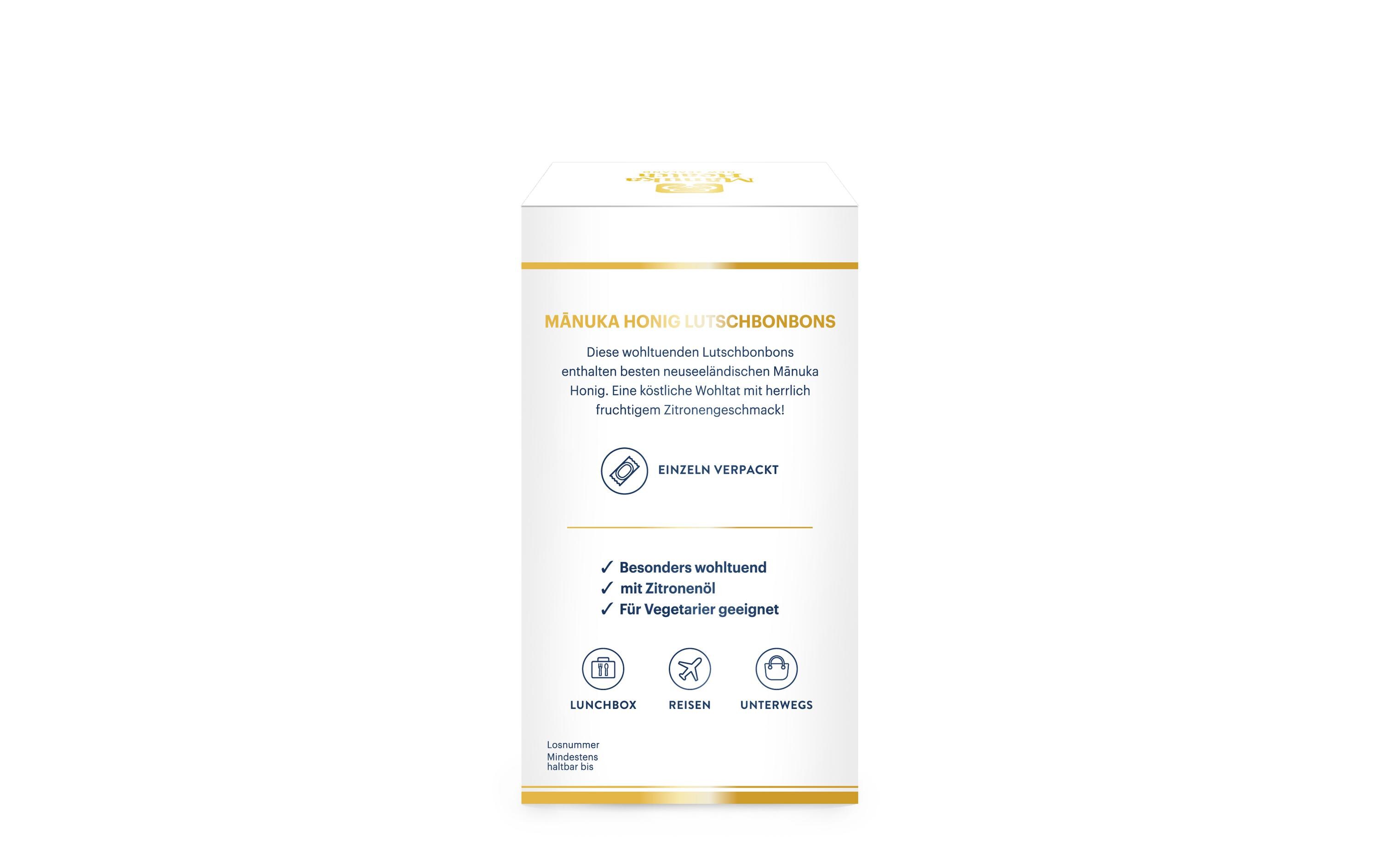 MGO 400+ Manuka Lutschbonbons Zitrone 100 gLutschbonbons mit Manuka Honig
