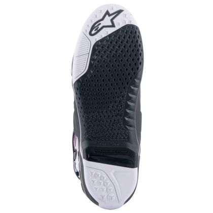 Bottes cross Alpinestars TECH 10 - SUPERVENTED - BLACK / ENAMEL BLUE / PURPLE / WHITE 2023 - Noir / Bleu