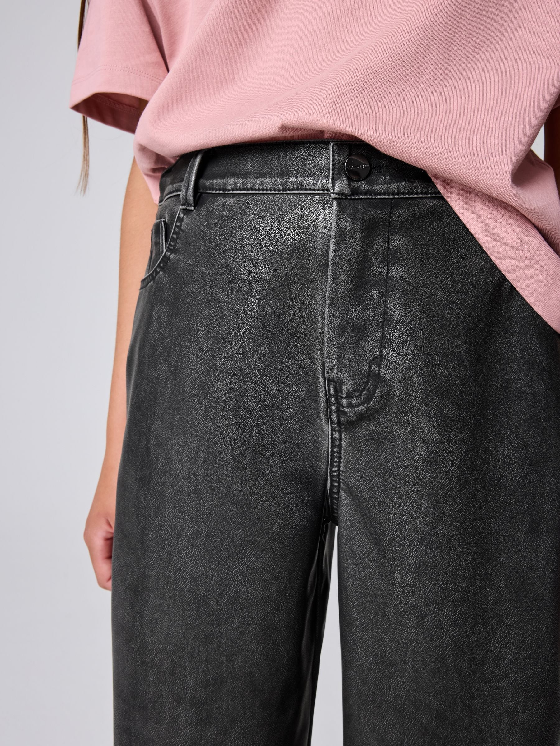 smALLSAINTS PU Barrel Leg Jeans