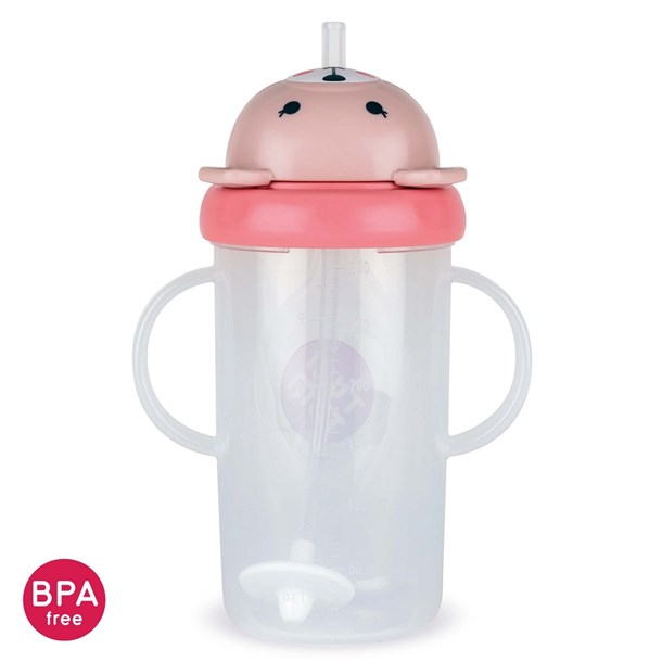 Grande tasse anti fuite   paille le