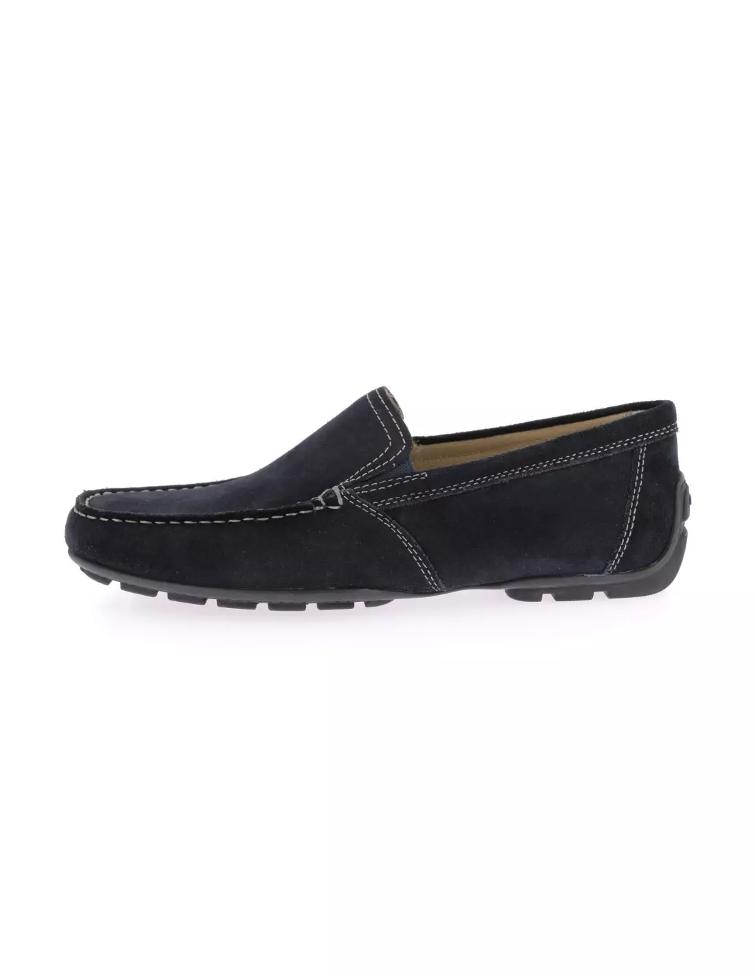 GEOX UOMO MONER - Bateaux & mocassins BLEU