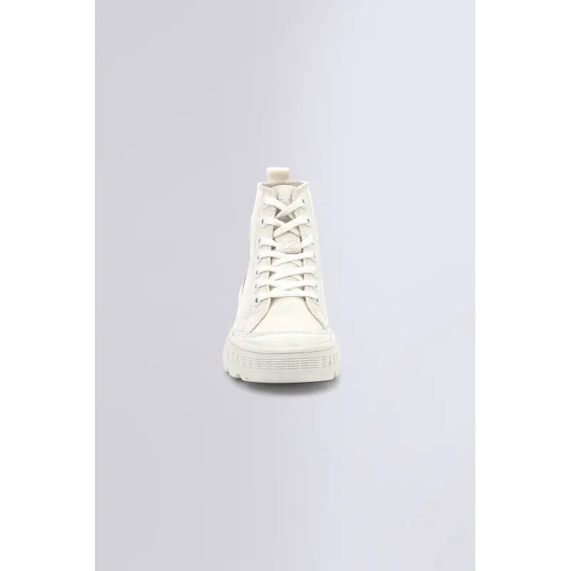 KICK WAY BLANC SNEAKERS HAUTES Textile Femme