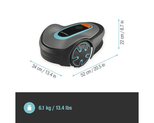 GARDENA Sileno minimo 500 robotmaaier met Bluetooth®