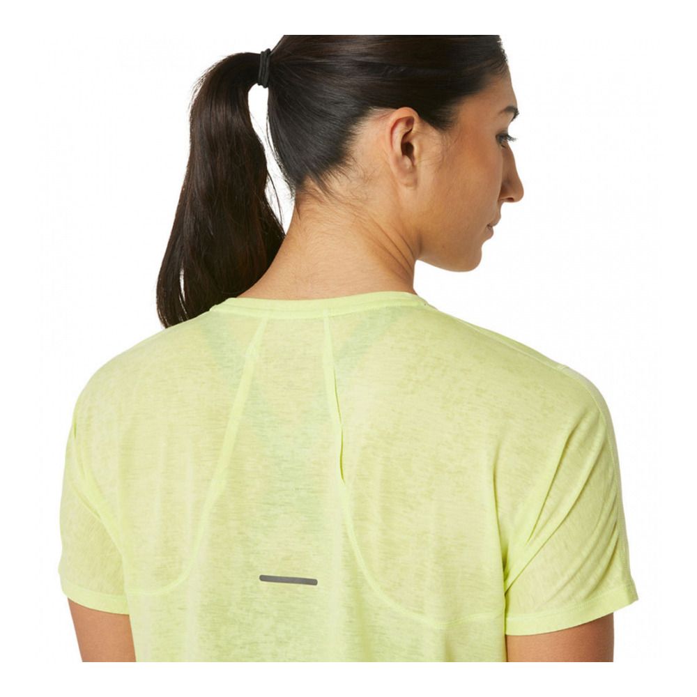 Asics METARUN PATTERN - Tee-shirt Femme glow yellow