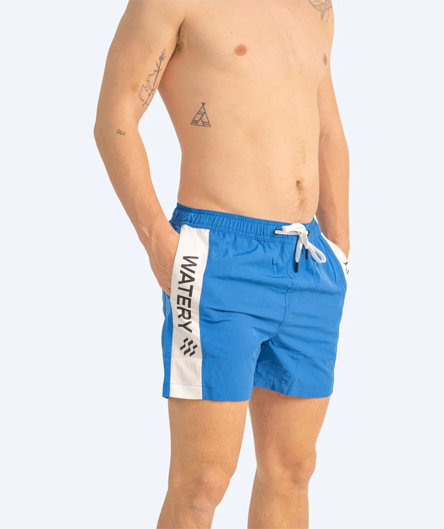 Watery badeshorts til mænd - Signature Eco - Blå
